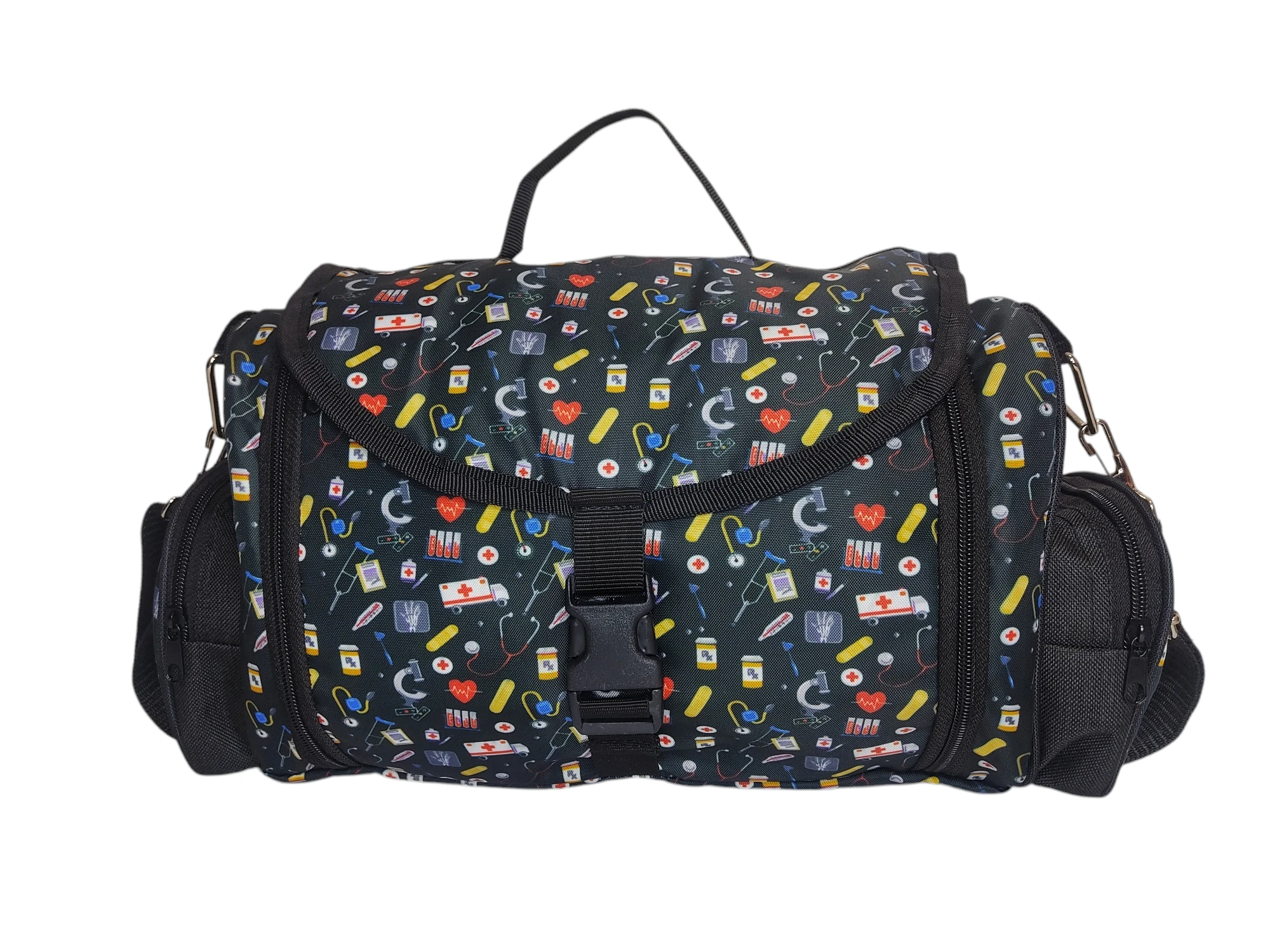 Maletín multi bolsas negro