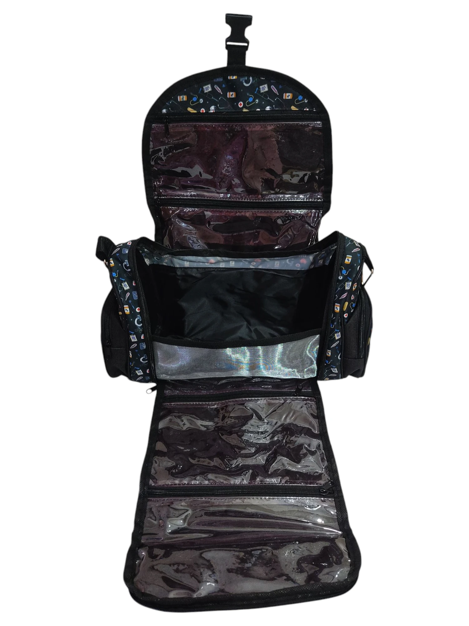 Maletín multi bolsas negro - Image 3