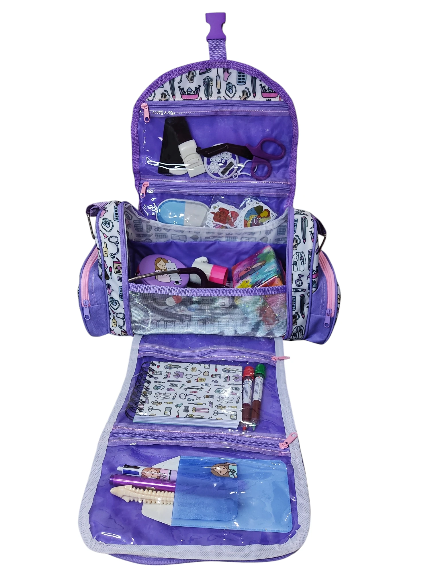 Maletín multi bolsas ENF. AP. Morado - Image 2