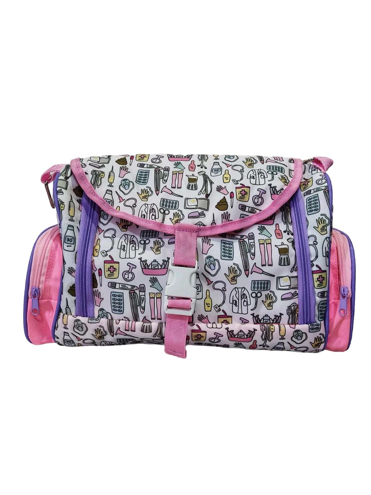 Maletín multi bolsas ENF. AP. Rosa