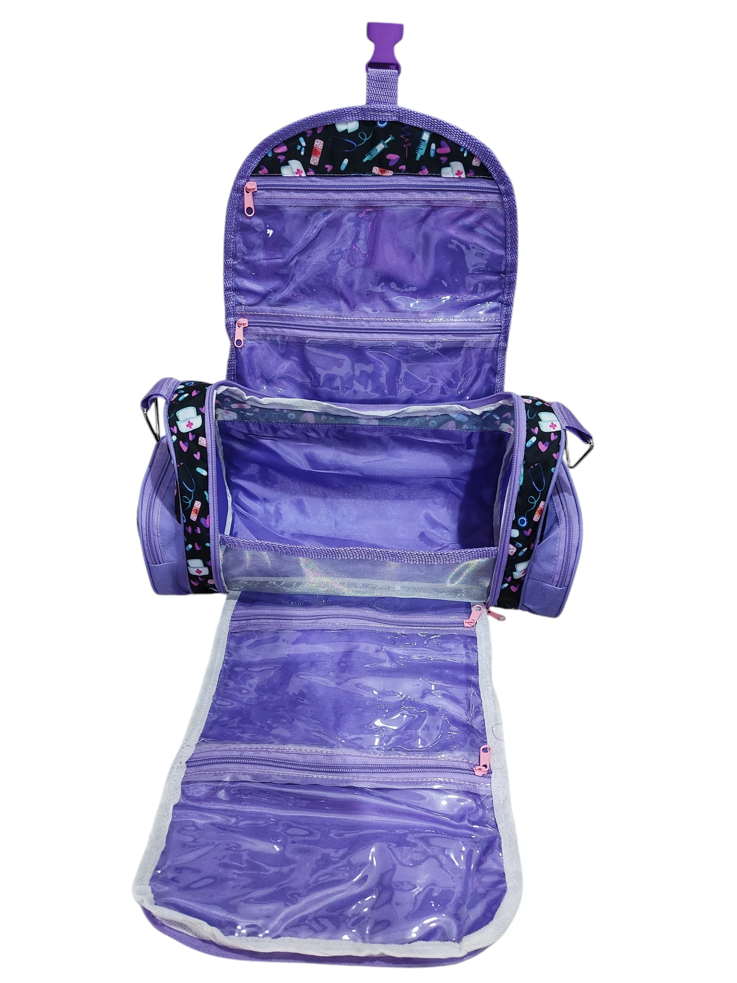 Maletín multi bolsas estetoscopio negro - Image 3