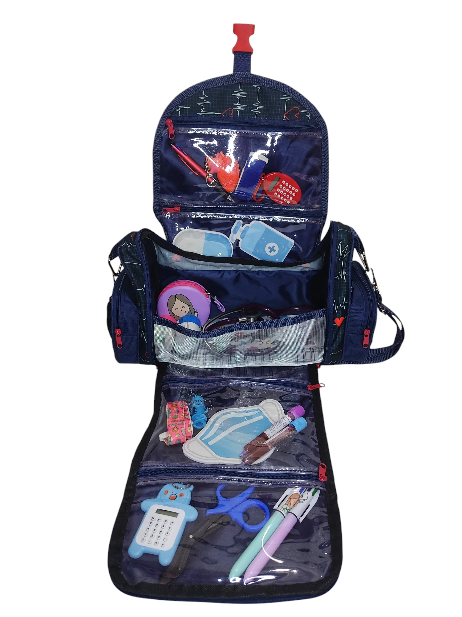Maletín multi bolsas azul electro - Image 2
