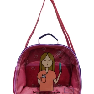 Bolso cruzado de hule cristal 01 Morado