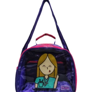 Bolso cruzado de hule cristal 02 Fiusha