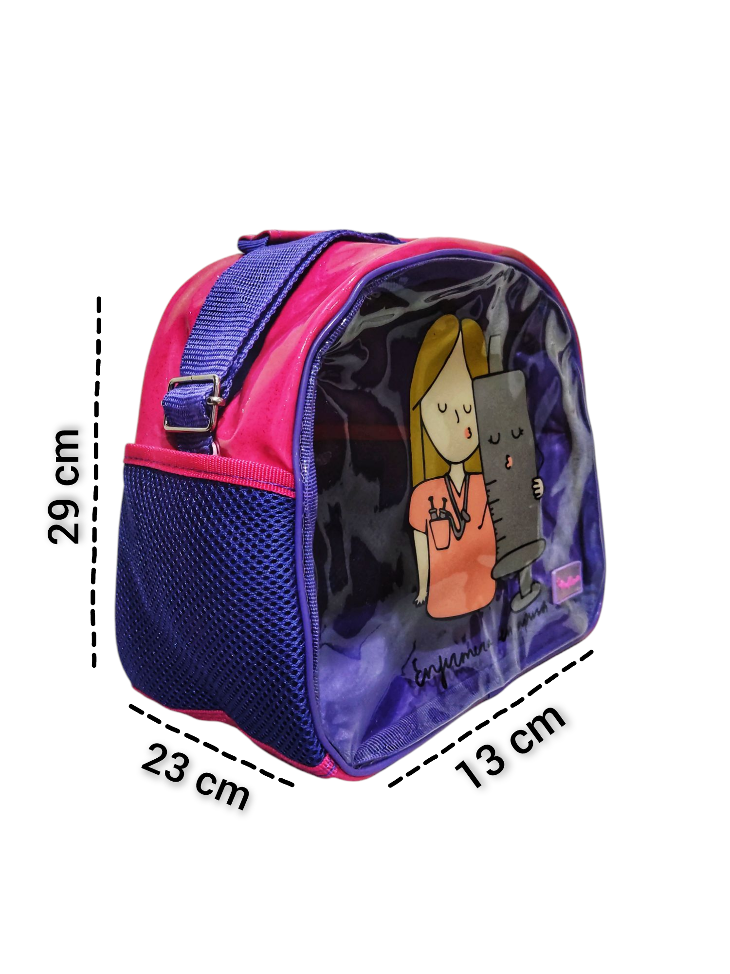 Bolso cruzado de hule cristal 03 Fiusha - Image 2