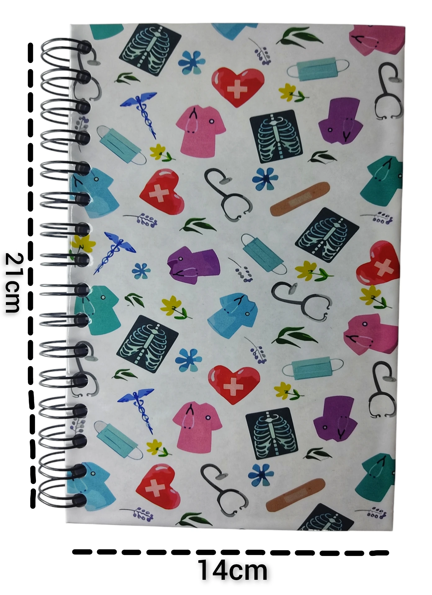 Libreta Media Carta 05 Blanca Figuras