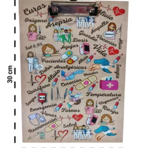 Tabla portapapel enf. ap. Beige