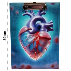 Tabla portapapel de Corazón 3D