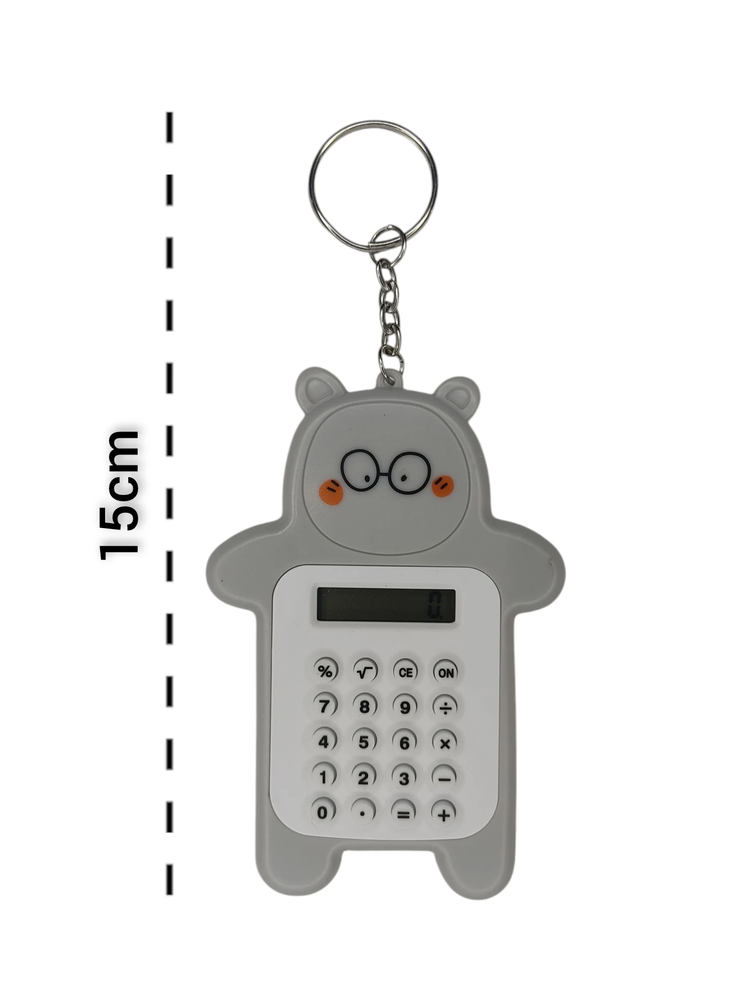 Mini Calculadora Oso Gris